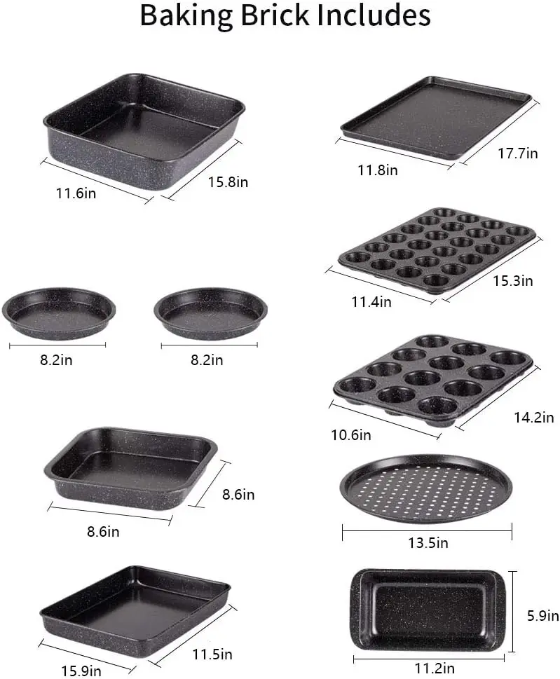 10-Piece Bakeware Set 2