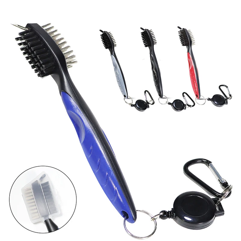 PGM Golf Club Brush Golf Groove Cleaning Brush 2 Sided Golf Putter Wedge Ball Groove Cleaner Kit Cleaning Tool Gof Accessories