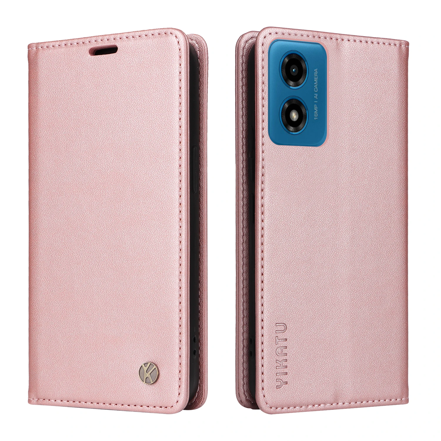 Magnetic Leather Wallet Flip Cover Case - Ultra Slim Design