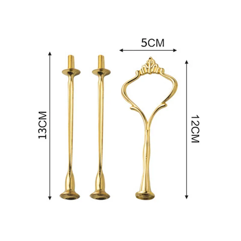 Metal Crown Cake Dessert Tray Holder Food Plate Stand Tool Plate Kitchenware Accessories Decoration Kitchen Utensil