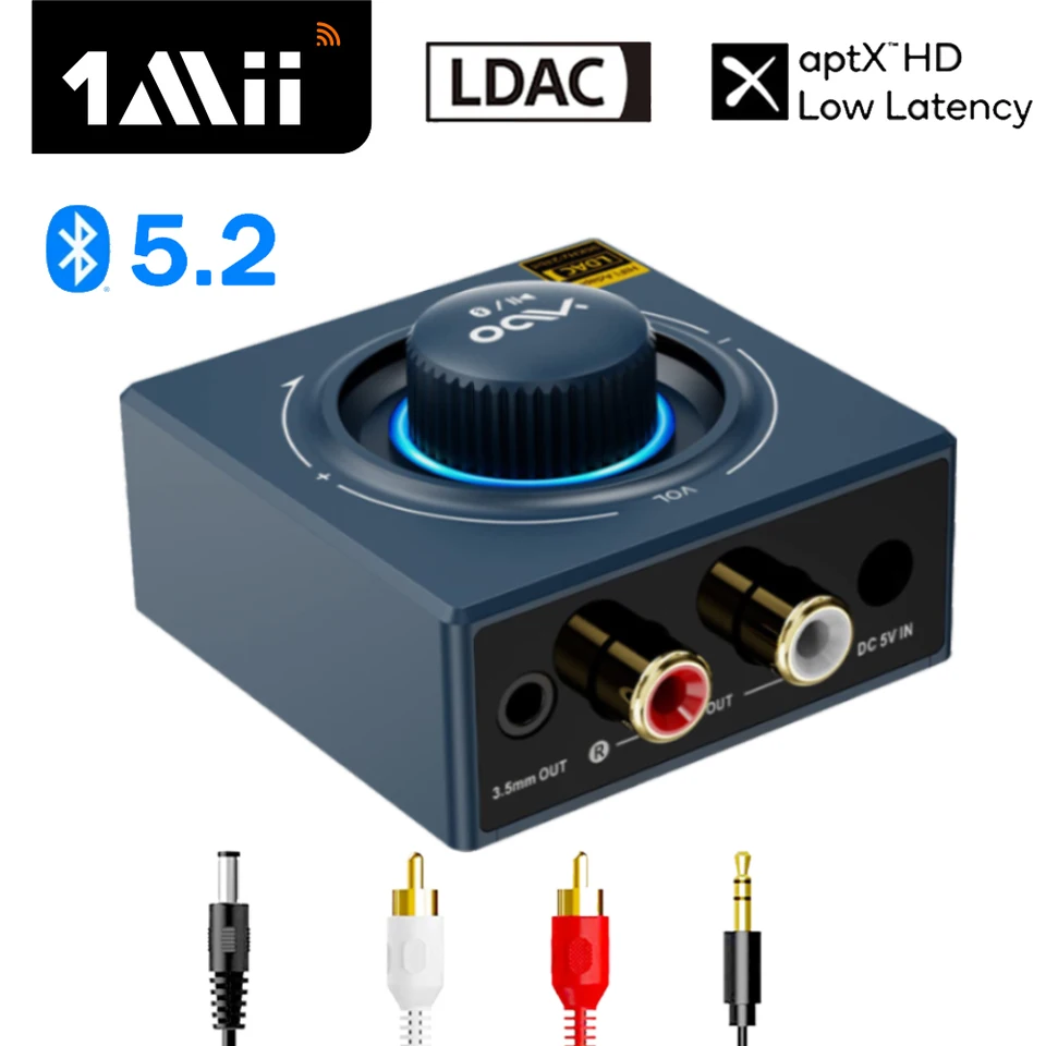 Émetteur/récepteur Bluetooth 5.0 Avec Charge Rapide QC2.0 - Adaptateur Audio HD, Télécommande, Double Sortie AUX+RCA