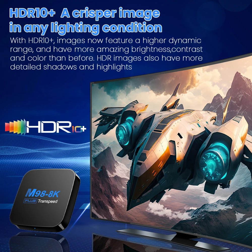 Transpeed Android 13 Allwinner H618 TV Box ATV With TV Apps