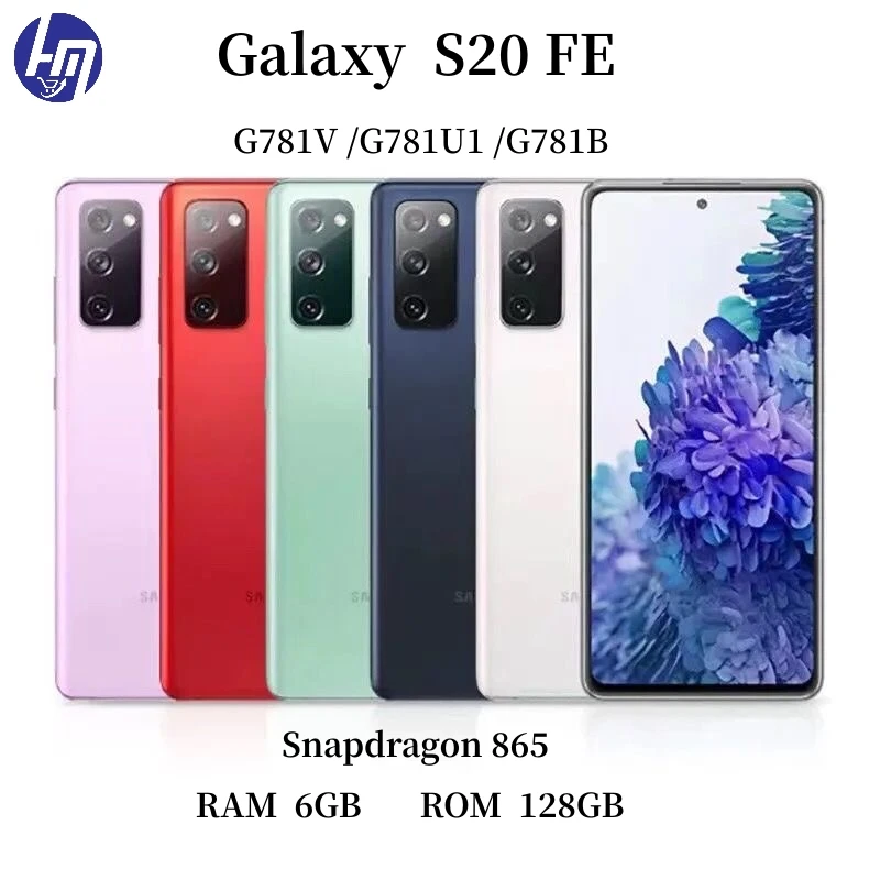 Samsung Galaxy S20 Fe S20Fe Ram 6Gb Rom 128Gb Snapdragon865 6.5 "5G G781V/G781U1/G781B Nfc Cellulare Sbloccato Originale