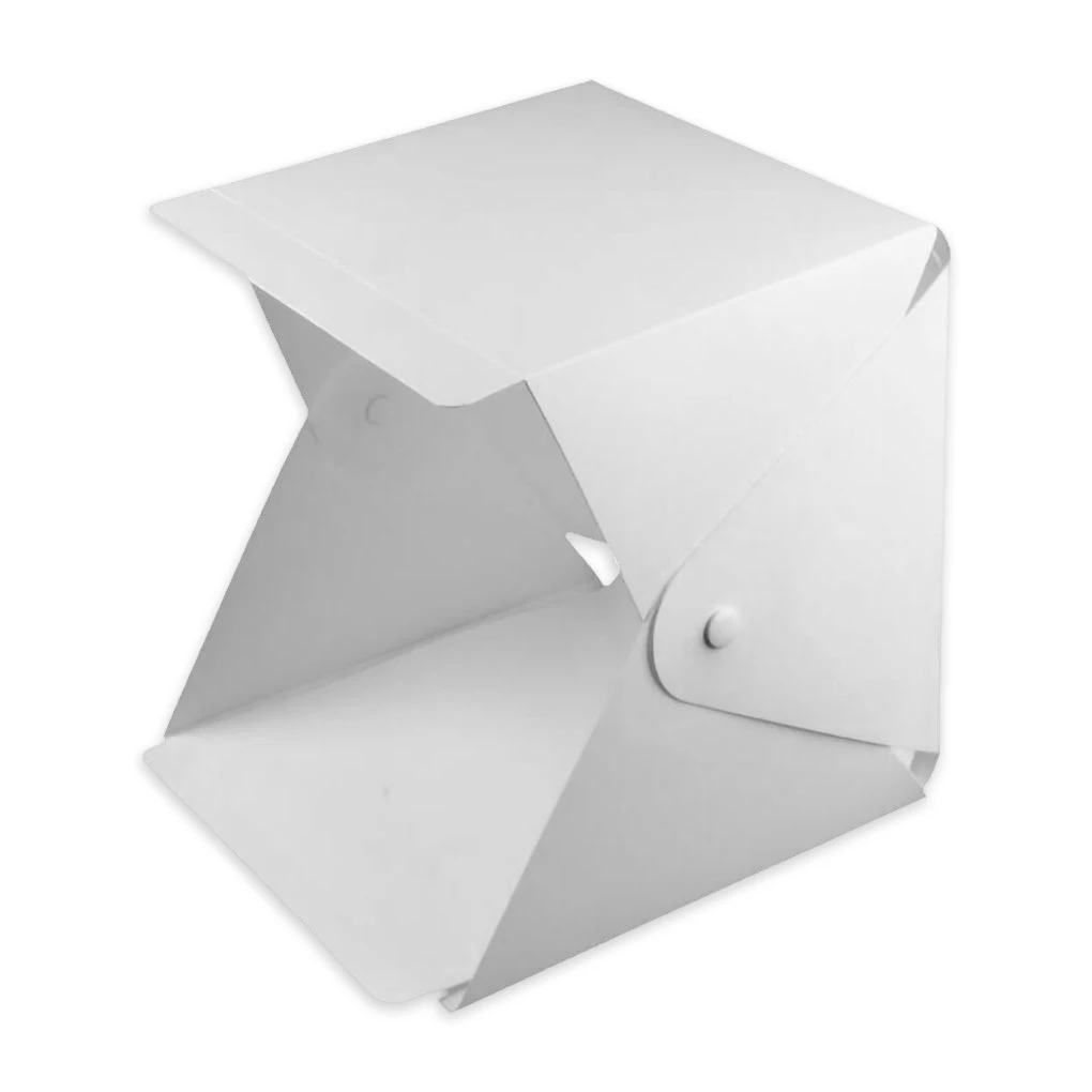 Photography Tent Portable Foldable LED 2x5600k 2x550lm Detachable Professional 2 Background Cloth Photographing Box