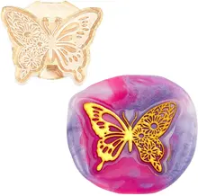 

1PC Wax Seal Stamp Heads Only No Handle Sealing Wax Stamp Head Replacement Butterfly Flowers Vintage Removable Brass Seal Head