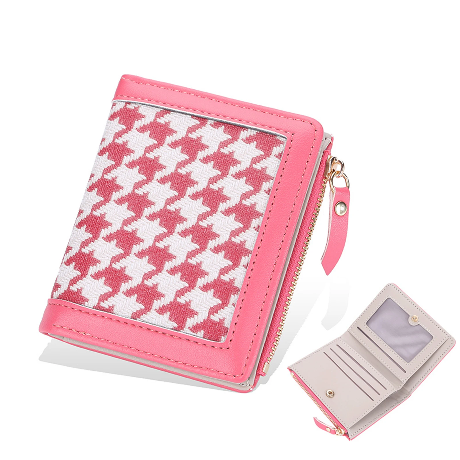 

Small Money Clip Pocket For Women Small Short Format Purses Protection Block Film Adult Teens Top Quality Carteras Para Mujer
