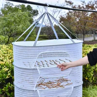 Three-layer drying net anti-mosquito drying fish net strong and durable dry goods net drying salted fish drying drying artifact 2