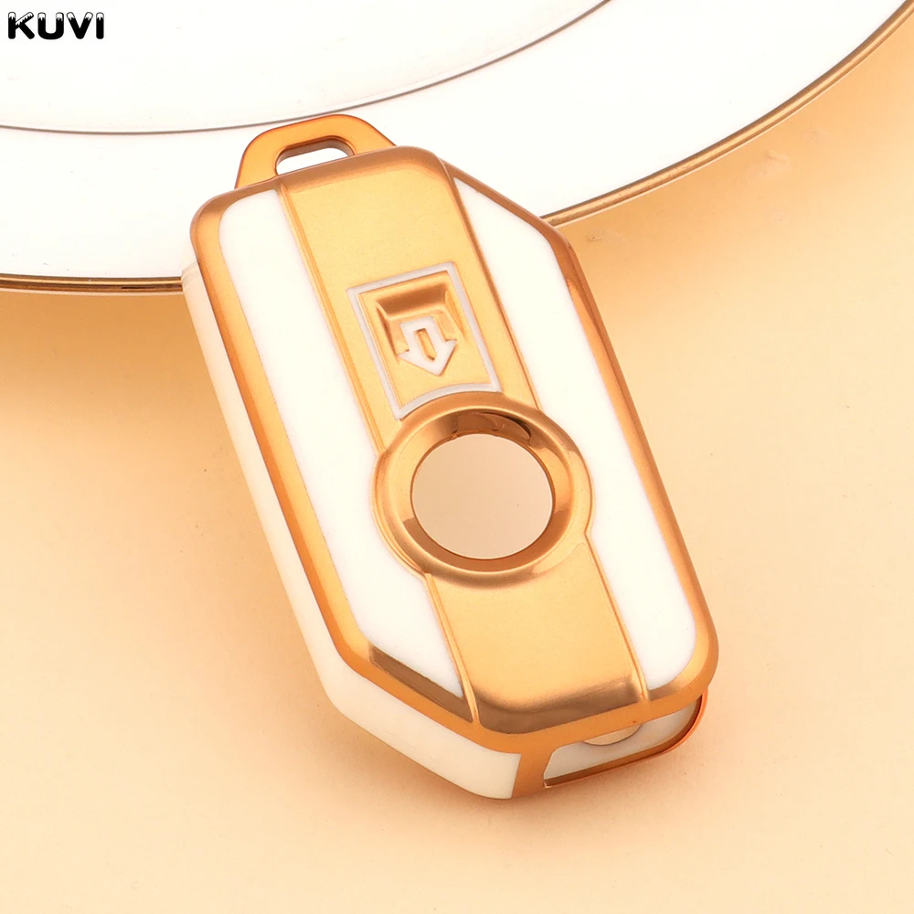 Premium TPU Motorcycle Key Case Skin Cover - Durable Protection