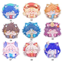 

Anime Genshin Impact Acrylic Clip Zhongli Xiao Hutao Klee Cute Mini Creative Note Clamp Binder Clips Notes Letter Paper Clip