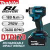 Makita 18V LXT Cordless Impact Driver DTD173 Brushless Electric Drill Screwdriver Wood/Bolt T1/T2-Mode Twin LED Light 180 N·m 3