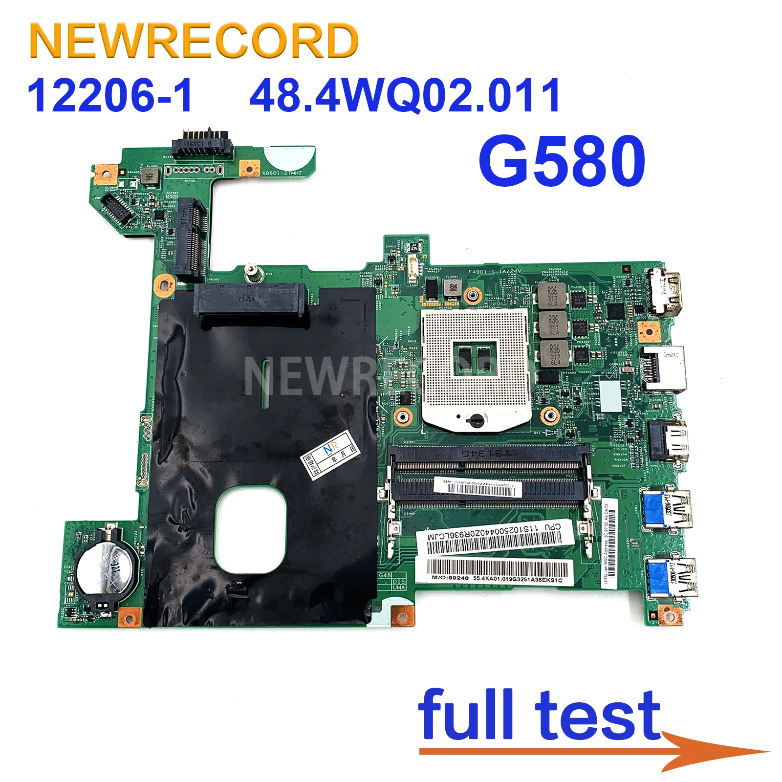 For Lenovo G580 LG4858L Laptop Motherboard 12206-1