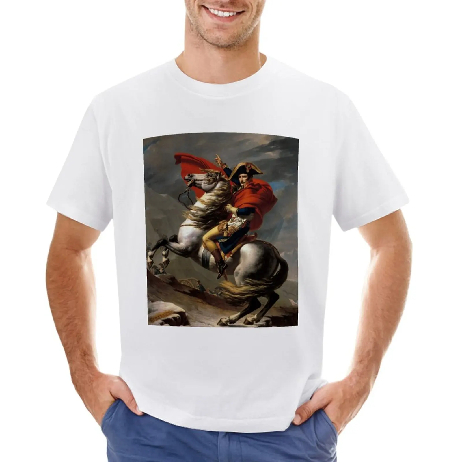 

Napoleon items T-Shirt Blouse summer clothes vintage slim fit t shirts for men