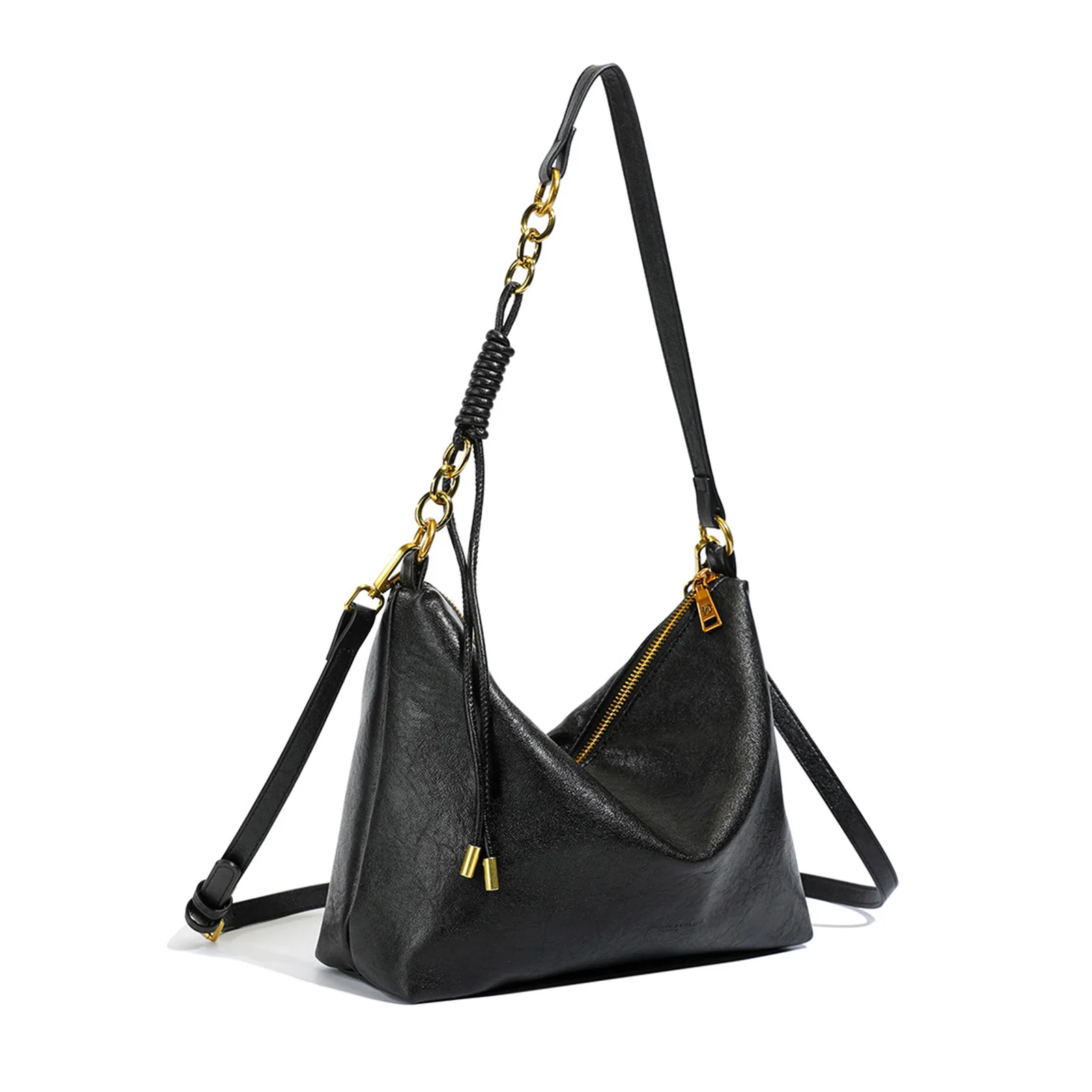 Women Solid Color PU Shoulder Bag Crossbody Bag Tote Handbag Hobo Bag Large Capacity for Travel Shopping Daily Use