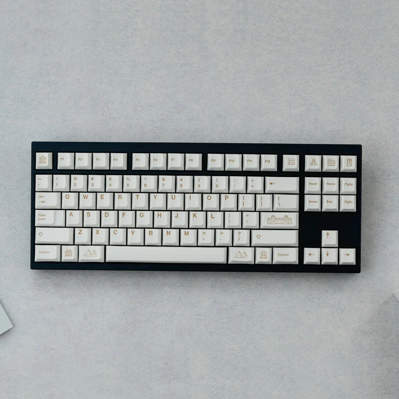 1 conjunto gmk minimall civilizações keycaps pbt