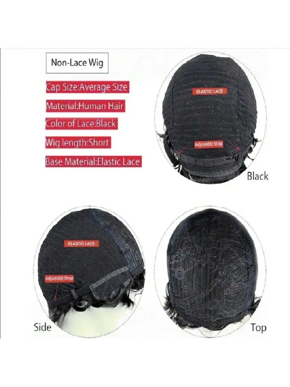 Short Bob Wig With Bangs 8-14 Inch Full Machine Made Bob Human Hair Wigs Silky Straight Brazilian