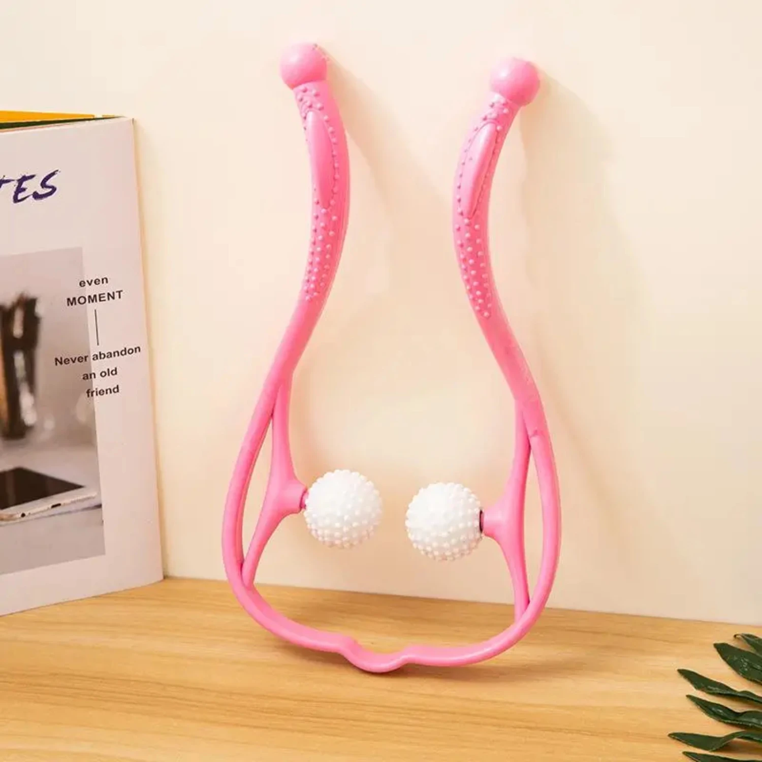 Handheld Self Muscle Neck Massager, Cervical Relaxer for Instant Neck Pain Relief and Deep Relaxation