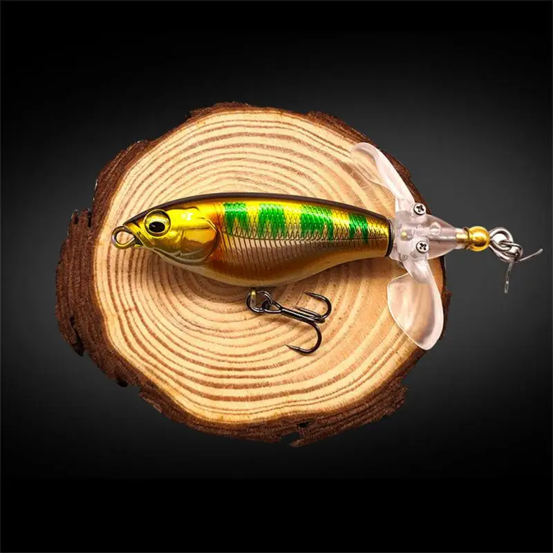 

Whopper Plopper Fishing Lure 75mm 6.5g Topwater Pencil Artificial Hard Bait Bass Soft Rotating Tail Wobblers Fishing Tackle