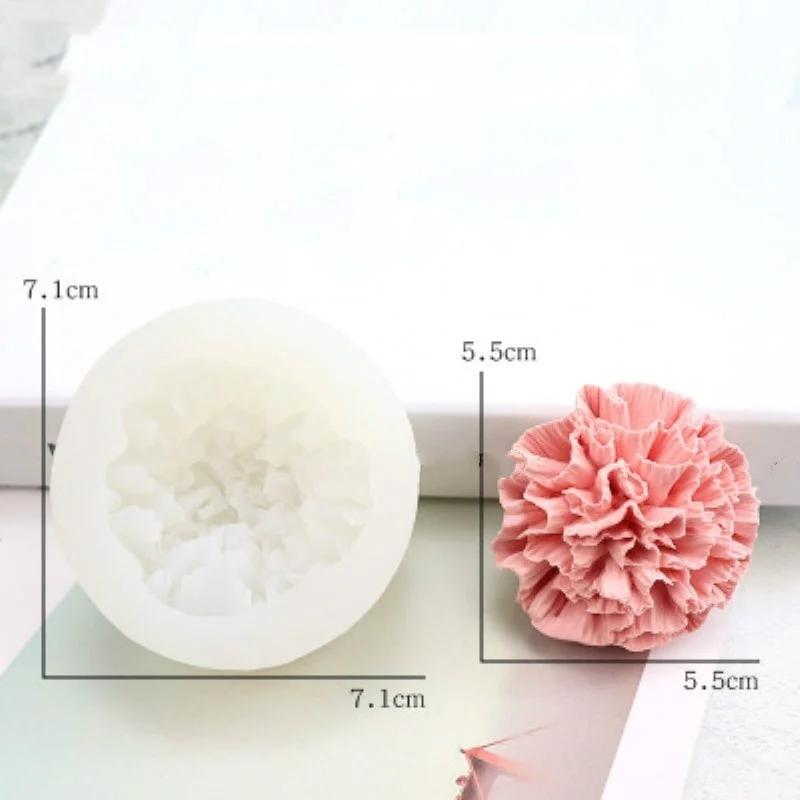 Silicone mold 3D Flower Silicone Mold Homemade Soap Candle Molds Chocolate Cake Decorating Moulds DIY Tools