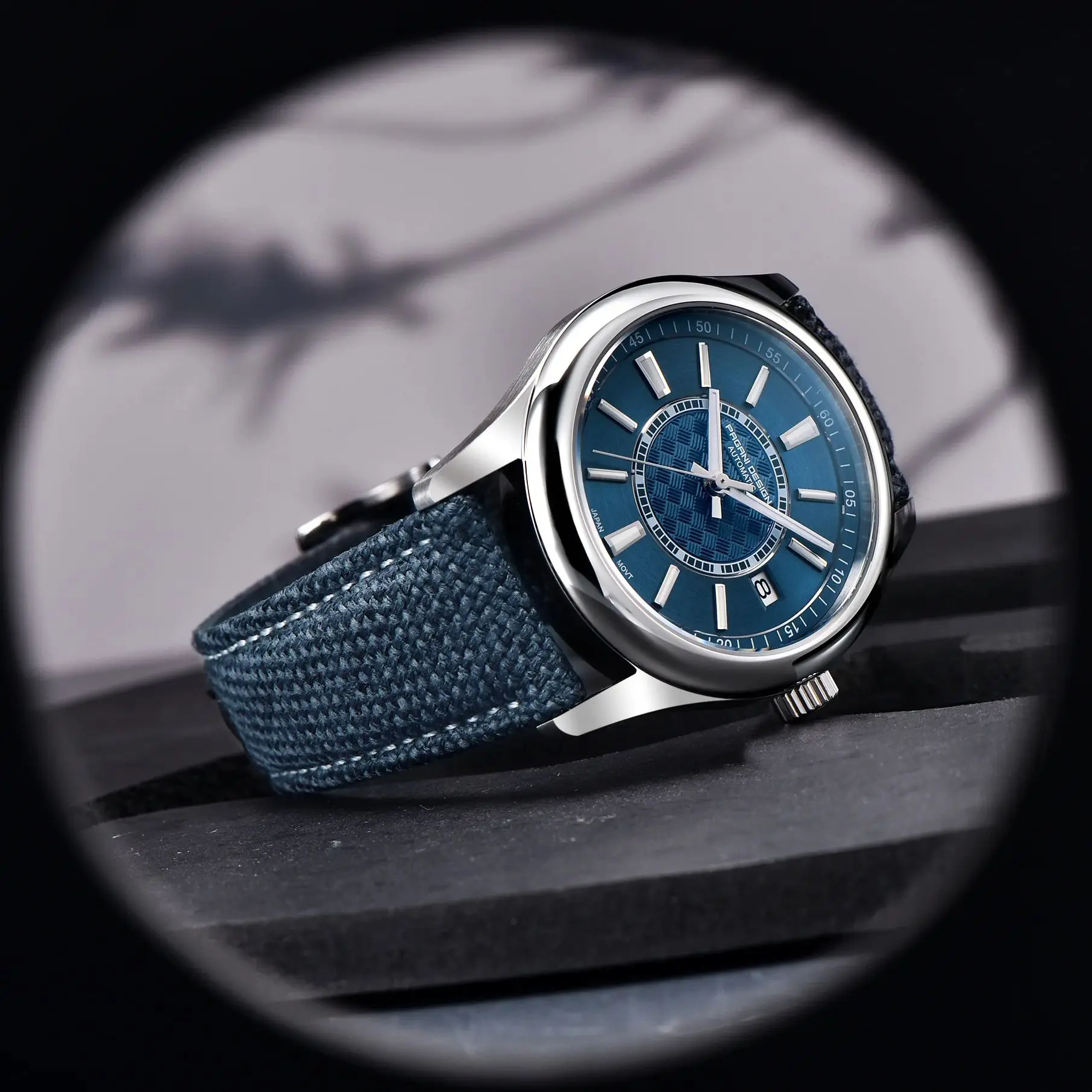 

Часы наручные PAGANI Мужские механические, Роскошные автоматические, японские водонепроницаемые 100 м, NH35A Movt