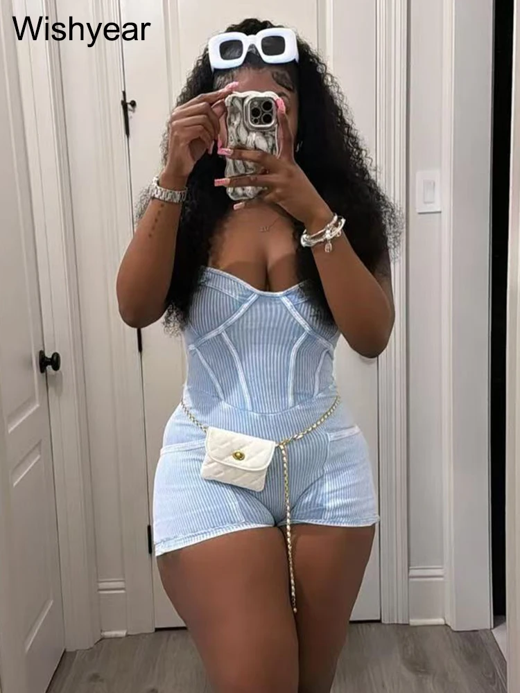 Рисунок 4 - Пикантные однотонные хлопковые комбинезоны в рубчик