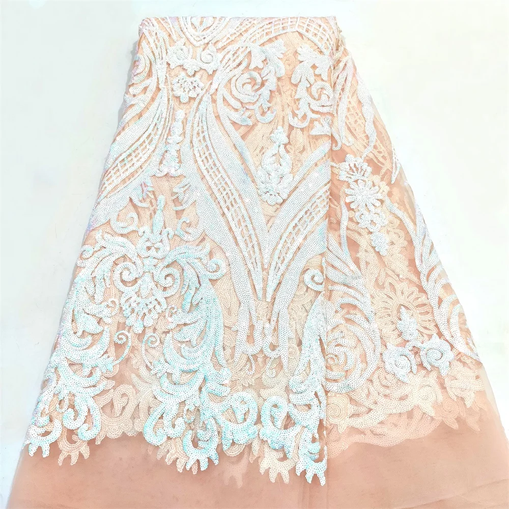 

Африканские блестки, кружевная ткань, Золотая Высококачественная кружевная ткань, кружевная вышивка, французская фотография для нигеривечерние