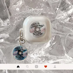 Vintage-Inspired Silicone Pendant Protective Case - Galaxy buds 2 (001)