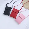 WANAYOU Single Shoulder Leather Bags, Crossbody Mini Small Bag Multi Compartment  Wallet, Solid Fashion Coin Bags 3