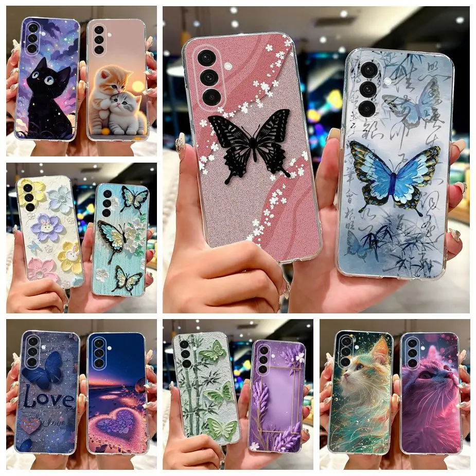 Fashionable Painted Soft Silicone Case – Stylish Protective Cover