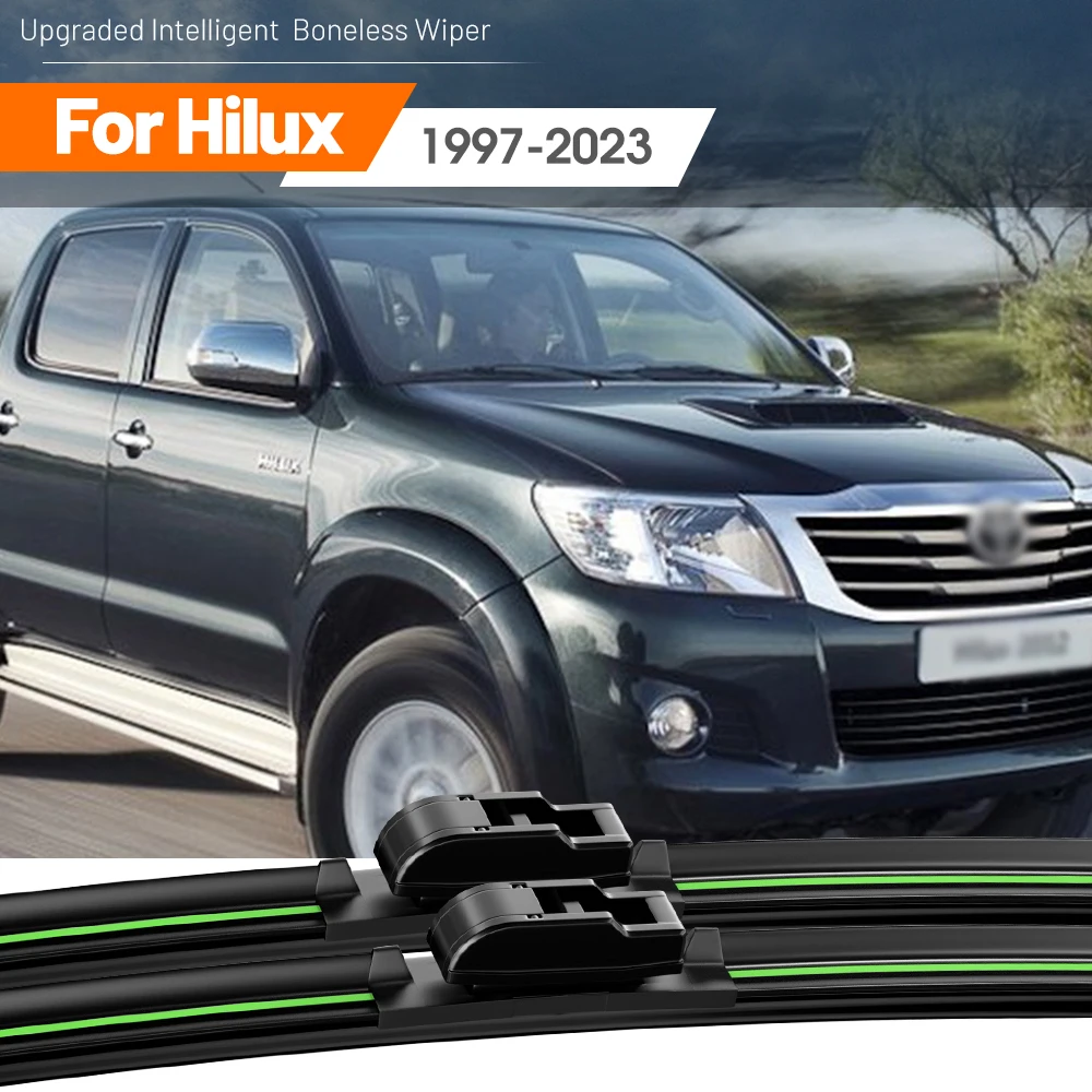 

2pcs For Toyota Hilux 1997-2023 Front Windshield Wiper Blades 2007 2012 2014 2015 2017 2018 2022 Windscreen Window Accessories