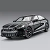 1:24 BMW i5 M60 Alloy Sports Car Model Diecast Metal Limousine Pure Electric Vehicles Car Model Simulation Sound Light Kids Gift 1