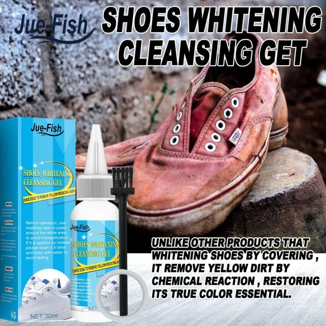 White Shoes Cleaner Shoes Whitening Cleansing Gel Stains Polish