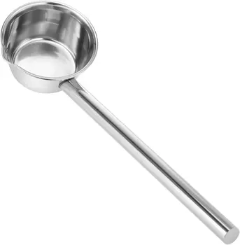14" Stainless Steel Water Ladle with Pour Spout, Heavy Duty Soup Scoop for Kitchen & Garden 1