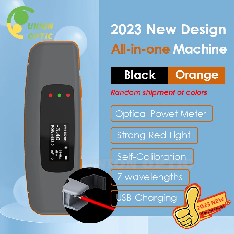 FTTH New 2 in 1 Mini Rechargeable Optical Power Meter -70~+10dBm/-50~+26dBm Visual Fault Locator 2/5/10/20/30/50mw Built In byxgd aua 900d aua 900a multi function otdr ftth mini pro reflectometer 1310 1550nm visual fault locator