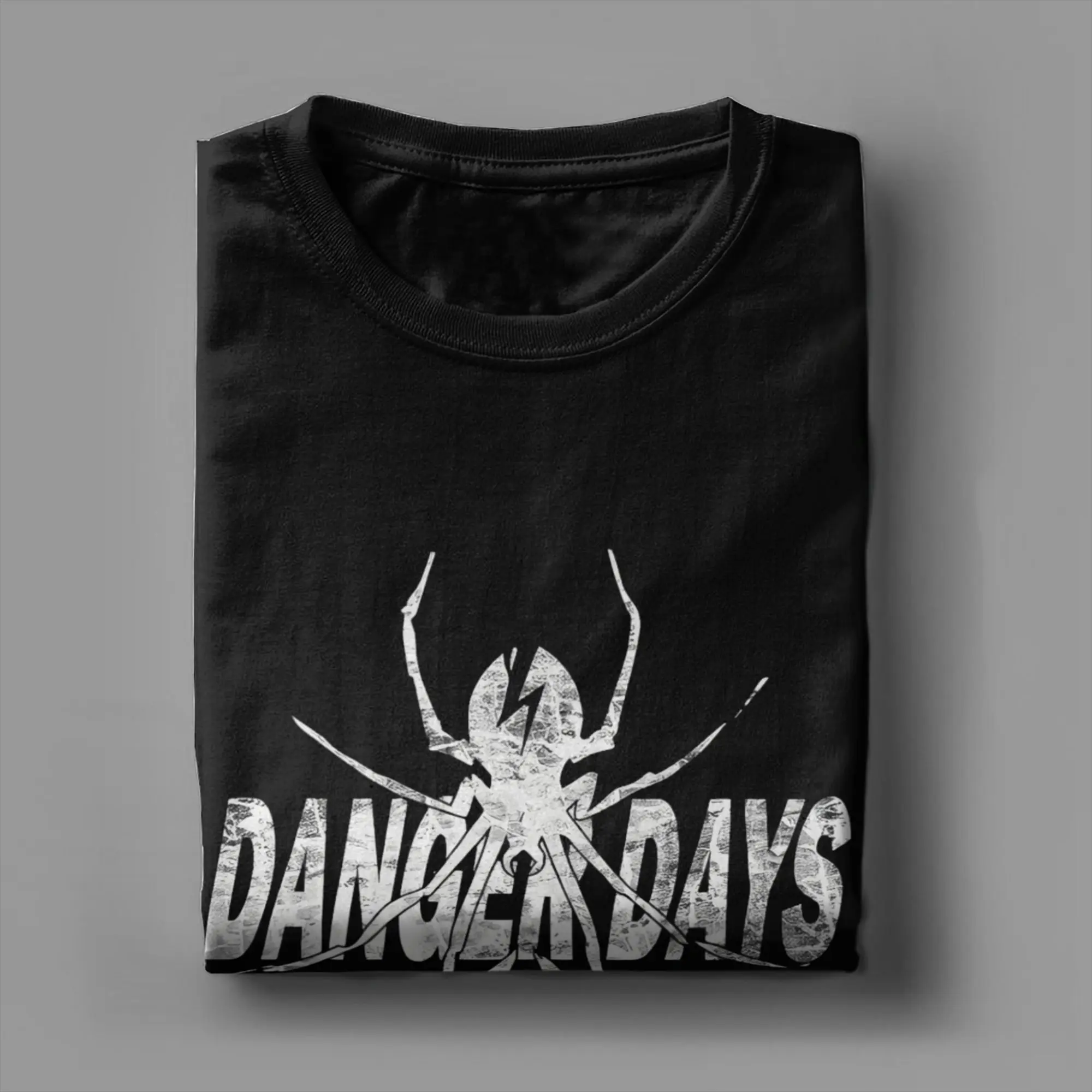 My Chemical Romance Danger Days Spider Graphic Cotton T-Shirt - Men's Casual Hip Hop Tee Shirt