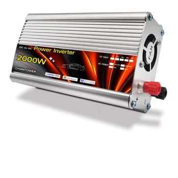 Inverter 12v 220v Inverter solare 500W 1000W 1500W 2000W Trasformatore di tensione portatile Convertitore di caricabatteria automatico Inverter di potenza per auto