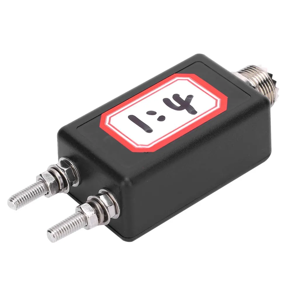 Suitable HF 1:4 Ratio 1:4 Mini Balun M Interface Plastic Shell Mini Balun Black Size Consumer Electronics Shortwave Antenna