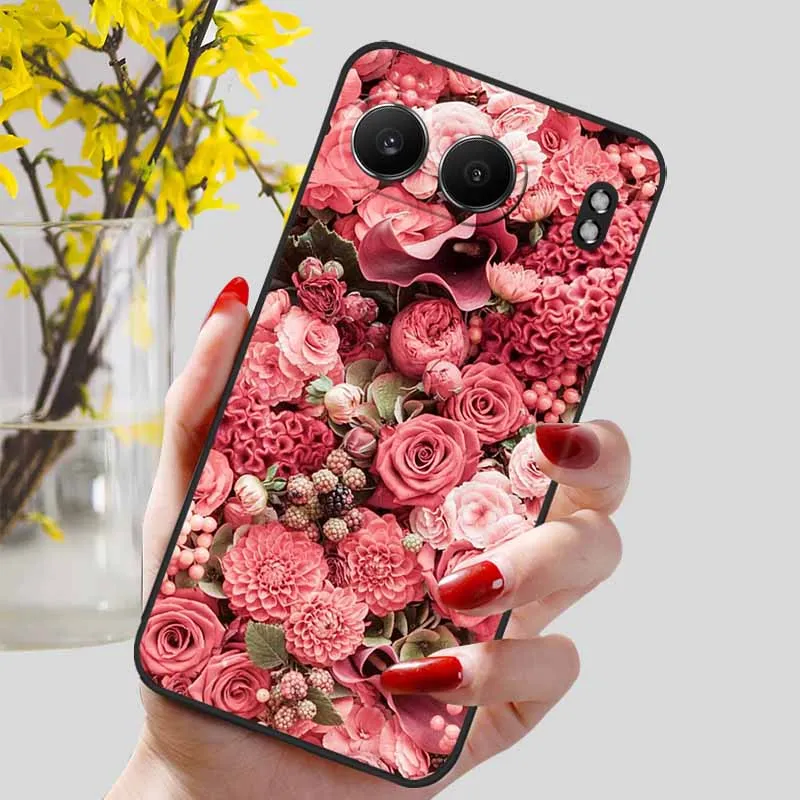 Luxury Silicone TPU Soft Bumper Case with Cute Cat Design for Oneplus Nord 4 - Premium Protective Cover