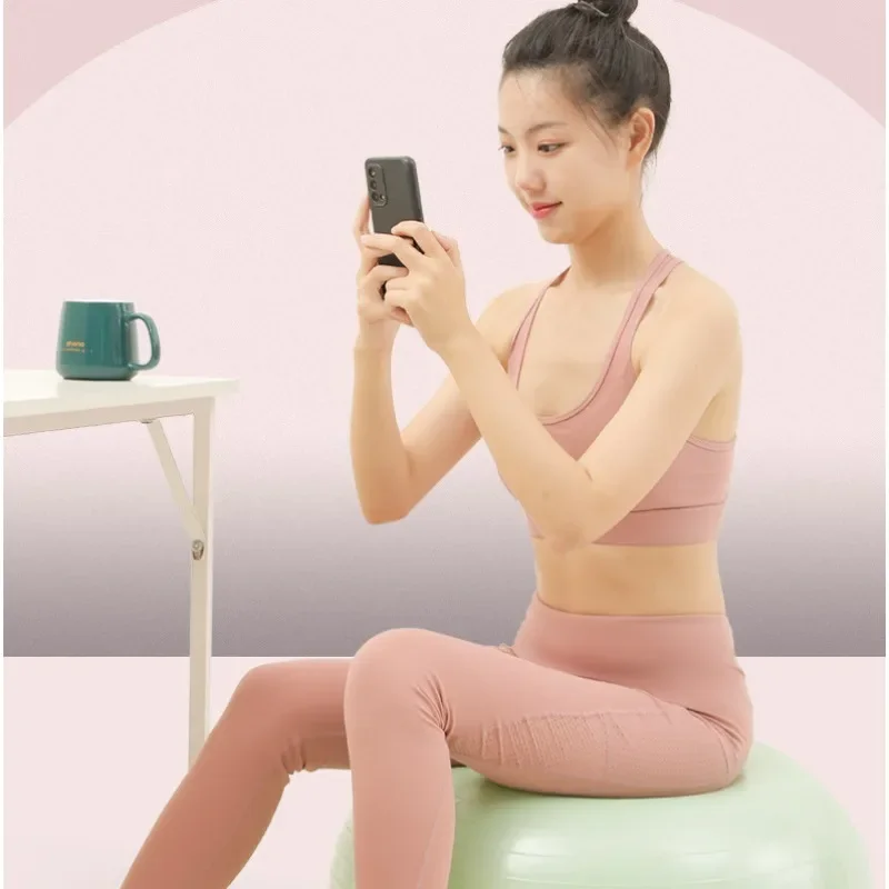 

ПВХ мяч для йоги утолщенный взрывозащищенный гимнастический мяч, детский гимнастический танцевальный фитнес-мяч, Рекомендуемые товары для йоги