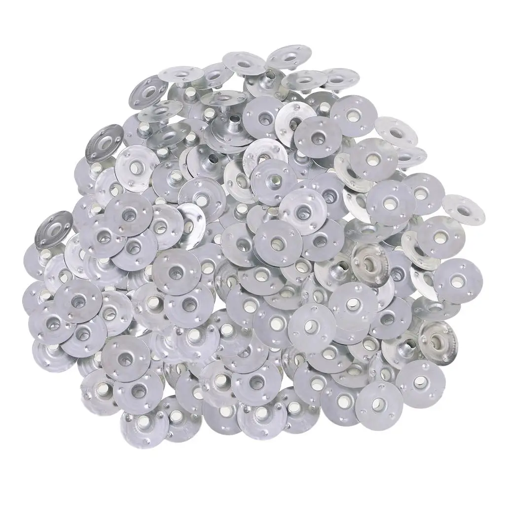 Candle Wick Holders Candle Making Supplies 500 Pieces Candle Wick Metal Sustainer Tabs Holder Handmade DIY Candle Making Accessories Supplies 12.5x3mm