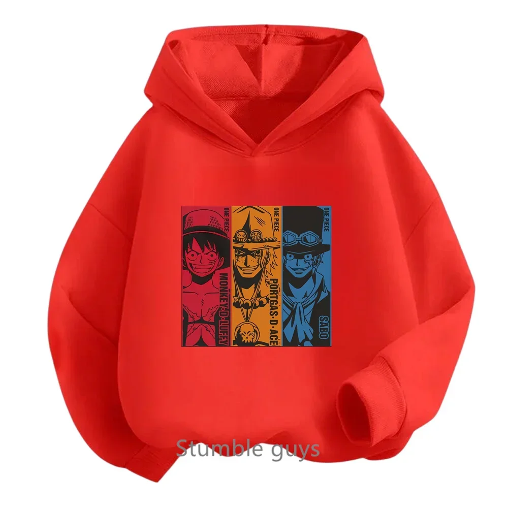 thumbnail image 1 of Ropa para niños, sudadera de una pieza para niños, ropa para niñas, primavera y otoño, sudadera con dibujos animados de Anime Luffy Zoro, traje para adolescentes, camisetas con capucha de Sonic, 1 of 5