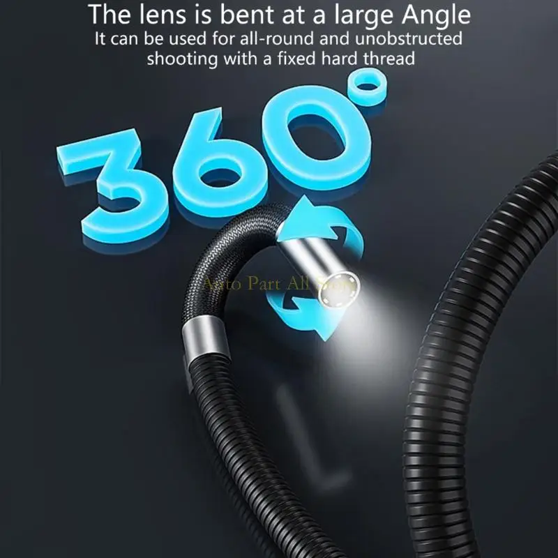 J0MA 산업 내 내시경 검사 카메라 6mm/8mm 렌즈 보스코프 카메라 조절 가능한 가벼운 유연한 내시경 카메라