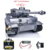 Mato 1/16 Scale RC Metal Tank German Tiger I Infrared Version KIT/RTR Radio Control Tanks Model Metallic Color 1220 Toys TH00644 1