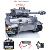 Mato 1/16 Scale RC Metal Tank German Tiger I Infrared Version KIT/RTR Radio Control Tanks Model Metallic Color 1220 Toys TH00644 1