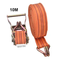 Heavy Duty Double Hook Ratchet Tie Down Straps for Secure Cargo Transport (10 Meter)