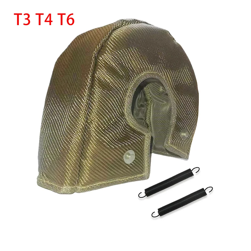 Waterproof Heat Shield Turbo Cover Car T3 T4 T6 Turbo Charger Cover Turbine Cap Insulation Protection Wrap Racing Accessories car turbo charger cover