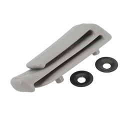 Enhanced Car Rear Belt Clip in Grey/Beige Plastic Finish (Grey)