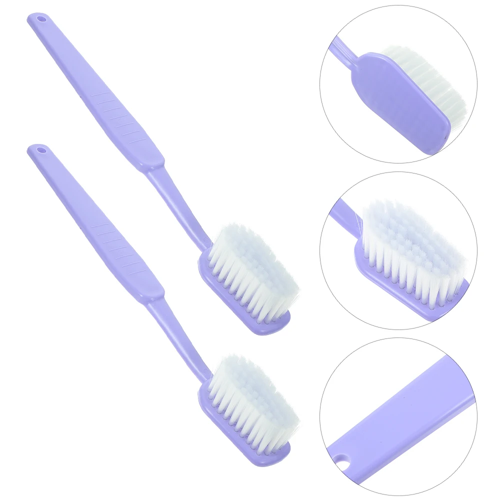 2pcs 거대한 칫솔 소품 재미 있은 사진 참신 장난감 내구성 Abs 장식 거대한 점보 웨딩 생일 구강 청소
