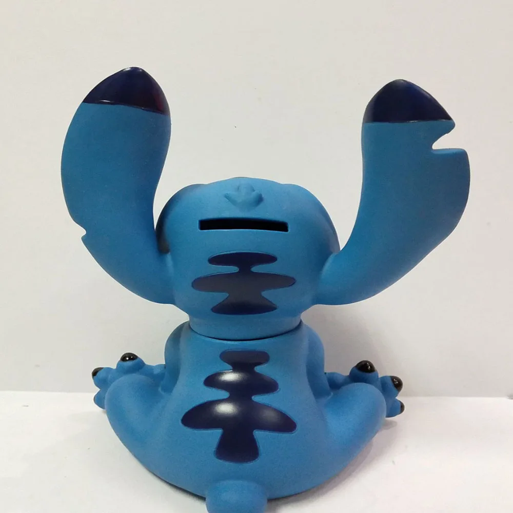 18CM Anime Lilo & Stitch PVC Action Figure Collection GK Model Doll Ornament Cartoon Piggy Bank Money Box Toy Birthday Xmas Gift