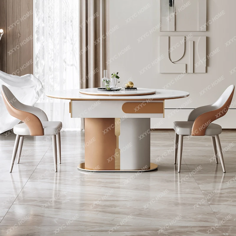 

Light Luxury Solid Wood Mahjong Table Stone Plate Long Table Dining Table Dual-Use Electric Household Automatic Mahjong Machine