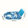 Inflatable Pool Floats Adult With Cup Holder&Backrest Comfortable Pool Chair Float Water Lounger for Summer Beach Swimming Pool 6